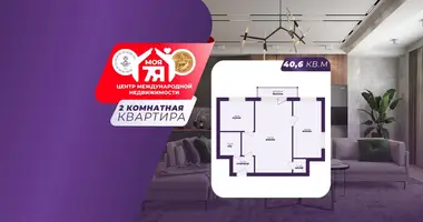 2 room apartment in Minsk, Belarus