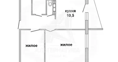 Apartamento 2 habitaciones en Muchaviecki sielski Saviet, Belarús
