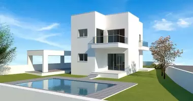 Villa 2 Zimmer mit Meerblick, mit Schwimmbad in Kouklia, Cyprus