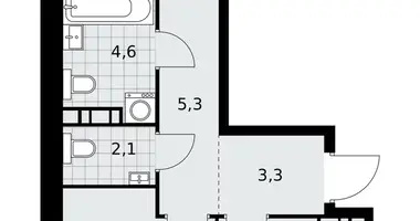 Appartement 2 chambres dans poselenie Sosenskoe, Fédération de Russie