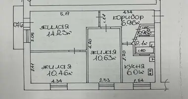 Appartement 3 chambres dans Homiel, Biélorussie