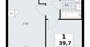 Apartamento 1 habitación en poselenie Sosenskoe, Rusia