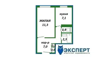 Квартира 1 комната в Минск, Беларусь