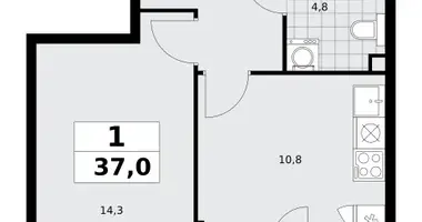 Appartement 1 chambre dans poselenie Sosenskoe, Fédération de Russie