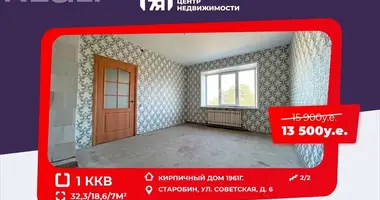 Wohnung 1 Zimmer in Starobin, Weißrussland