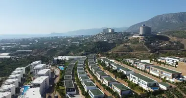 Villa 4 Zimmer mit Balkon, mit Klimaanlage, mit Meerblick in Alanya, Türkei