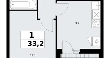 Appartement 1 chambre dans poselenie Sosenskoe, Fédération de Russie