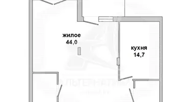 Apartamento 2 habitaciones en Muchaviecki sielski Saviet, Belarús