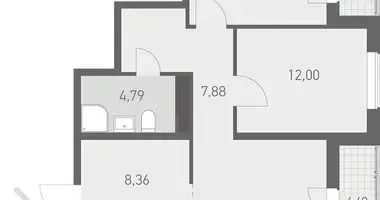 Appartement 3 chambres dans Kopisca, Biélorussie