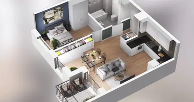 Apartamento 2 habitaciones en Poznan, Polonia