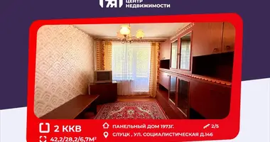 Apartamento 2 habitaciones en Slutsk, Bielorrusia