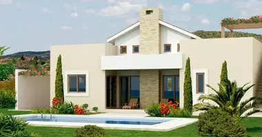 Villa 3 habitaciones con Piscina, con Vista a la montaña en Monagrouli, Chipre