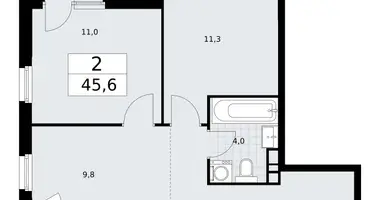 2 room apartment in Vnukovo, Russia