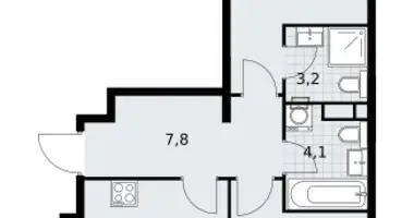 Appartement 3 chambres dans Vnukovo, Russie