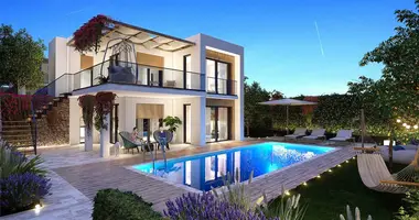 Villa 3 room villa with balcony, with air conditioning, with parking in Bogazici, Turkey