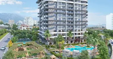 Penthouse 1 chambre avec Piscine, avec Gym, avec Aire de jeux pour enfants dans Mahmutlar, Turquie