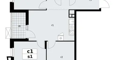 Apartamento 3 habitaciones en poselenie Sosenskoe, Rusia