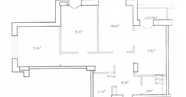 Appartement 3 chambres dans Minsk, Bélarus