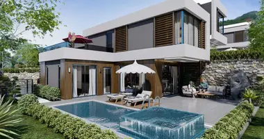 Villa 3 chambres avec Piscine, avec Jardin, avec Vue sur la montagne dans Avsallar, Turquie