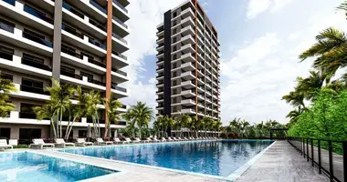 Apartamento 1 habitacion con balcón, con ascensor, con airea acondicionado en Provincia de Mersin, Turquía