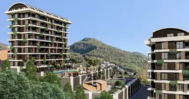 Penthouse 3 Zimmer mit Balkon, mit Klimaanlage, mit Parken in Demirtas, Türkei