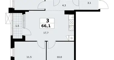 Appartement 3 chambres dans Kommunarka, Russie