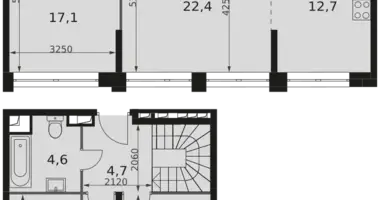 Mieszkanie 5 pokojów w North-Western Administrative Okrug, Rosja