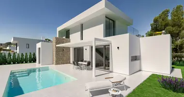 Villa  mit Terrasse, mit air conditioning a A F C ducts, mit orientation Buena in Finestrat, Spanien