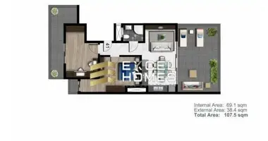 Penthouse 1 bedroom in Birkirkara, Malta