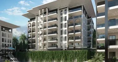 Penthouse 5 pokojów z Balkon, z Klimatyzator, z Widok na morze w Mahmutlar, Turcja