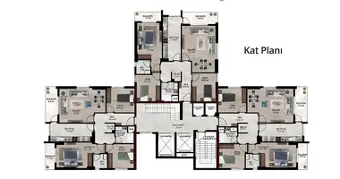 Apartamento 4 habitaciones en Bayrakli, Turquía