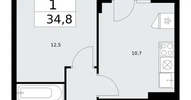 Appartement 1 chambre dans Troïtsk, Russie