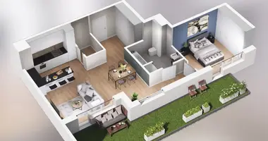 Apartamento 2 habitaciones en Poznan, Polonia