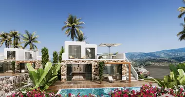 Villa 4 Zimmer mit Parkplatz, mit Schwimmbad, mit Garten in Girne Kyrenia District, Nordzypern