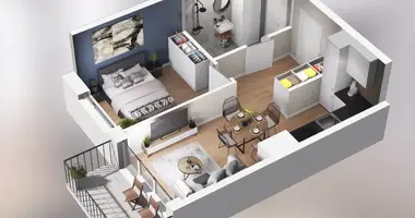 Apartamento 2 habitaciones en Poznan, Polonia