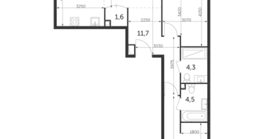 Apartamento 3 habitaciones en North-Eastern Administrative Okrug, Rusia