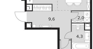 Appartement 2 chambres dans North-Western Administrative Okrug, Fédération de Russie