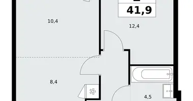 Apartamento 2 habitaciones en poselenie Sosenskoe, Rusia