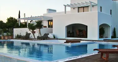 Villa 6 bedrooms with Sea view, with Swimming pool, with Mountain view in Kalyvia Thorikou, Greece