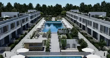 Penthouse 1 Zimmer mit Balkon, mit Klimaanlage, mit Parken in Agios Sergios, Nordzypern