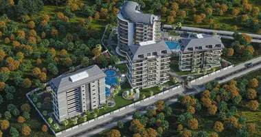 Penthouse 2 chambres avec Balcon, avec Climatiseur, avec Vue sur la mer dans Avsallar, Turquie