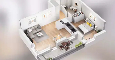 Apartamento 2 habitaciones en Poznan, Polonia