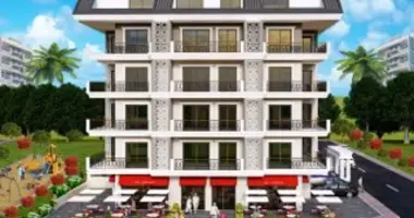 Apartamento 1 habitacion con balcón, con amueblado, con ascensor en Alanya, Turquía