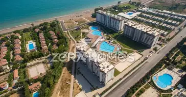 3 room apartment with parking, with elevator, with sea view in Mersin, Turkey