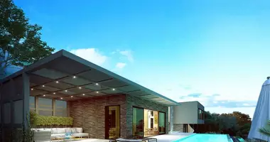 Villa 4 chambres avec Fenêtres double vitrage, avec Balcon, avec Interphone dans Alanya, Turquie