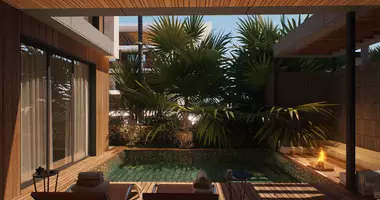 Вилла 4 комнаты  с мебелью, с террасой, с бассейном в Бали, Индонезия