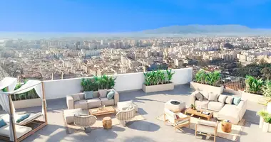 Penthouse 4 Zimmer mit Balkon, mit Klimaanlage, mit Meerblick in Malaga, Spanien