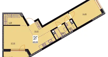 Appartement 2 chambres dans Minsk, Bélarus