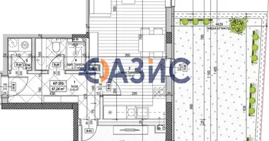 1 bedroom apartment in Nesebar, Bulgaria