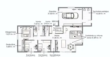 House in Vilnius, Lithuania